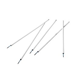 Hvide agilitystnger til hurtigheds- og koordinationsvelser