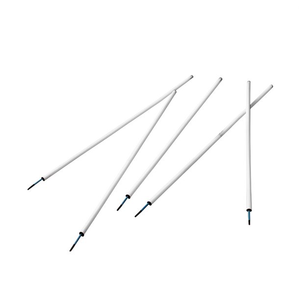 Hvide agilitystnger til hurtigheds- og koordinationsvelser