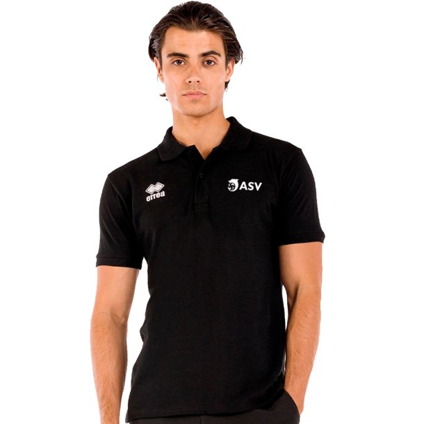 ASV | Bomulds Poloshirt - Sort