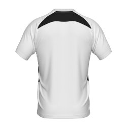 Adrien spillertr�je i hvid med sort kontrast, raglan�rmer og Erre�-logo p� brystet