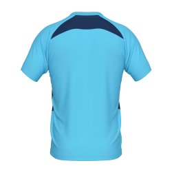 Adrien spillertr�je i lysebl� med m�rkebl� kontrast, raglan�rmer og Erre�-logo p� brystet.