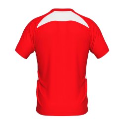 Adrien spillertr�je i r�d med hvid kontrast, raglan�rmer og Erre�-logo p� brystet.