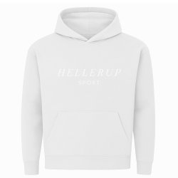 Hellerup Sport hvid hooodie