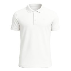 hvid poloshirt
