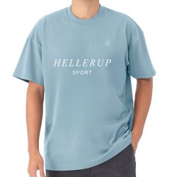 lysebl� t-shirt Hellerup Sport