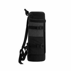 Sort og mrkegr Erre rygsk med ergonomiske stropper og stilrent design.