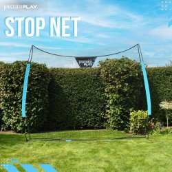 PrecisionPLAY Stop Net 3,65x3,04 m – vejrbestandigt boldstopnet til haven med stlramme og bretaske.