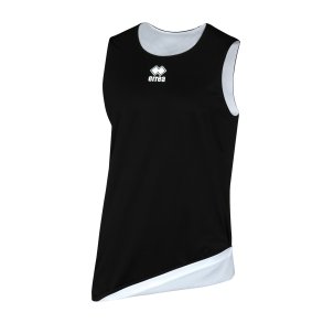 Vendbar basketballtr�je i sort og hvid til tr�ning og kamp.