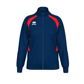 Tr�ningsjakke Dame | M�rkebl�/r�d