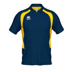 Errea Poloshirt | M�rkebl�/gul