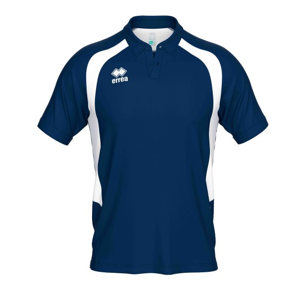 Errea Poloshirt | M�rkebl�/hvid