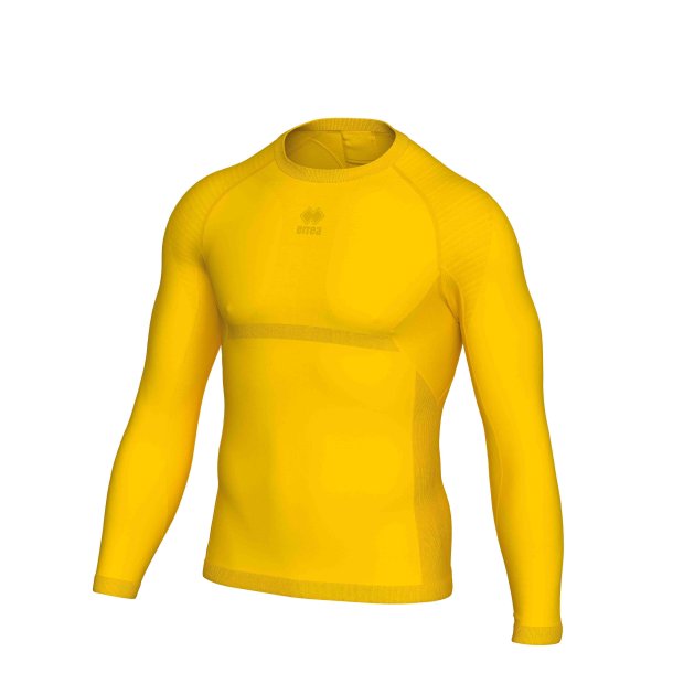 Langrmet funktionelt sportsundertj gul
