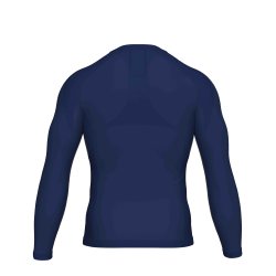 Langrmet funktionelt sportsundertj i mrkebl (navy)