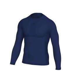 Langrmet funktionelt sportsundertj i mrkebl (navy)