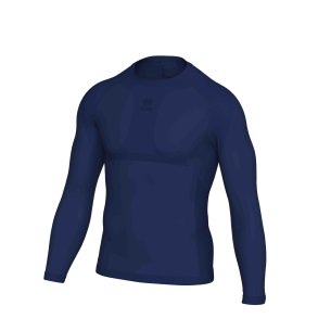Langrmet funktionelt sportsundertj i mrkebl (navy)