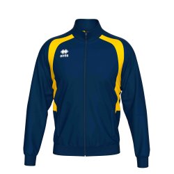 Errea Amedeo Tr�ningsjakke | M�rkebl�/gul