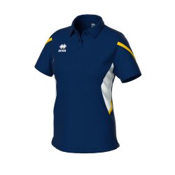 Errea Polo Dame | Navy/Hvid/Gul