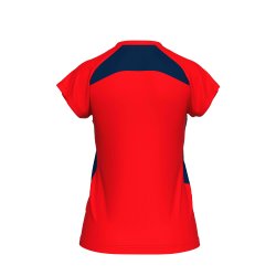 Anika dame spillertr�je i 100 % genanvendt polyester (OEKO-TEX) med raglan�rmer og broderet logo. Slank damepasform i YXS&ndash;XXL, r�d med m�rkebl� detalje.