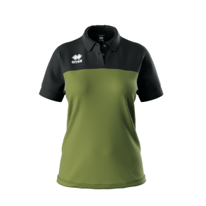 Errea Poloshirt Dame I Militrgrn/Sort