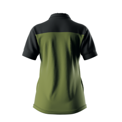 Errea Poloshirt Dame I Militrgrn/Sort