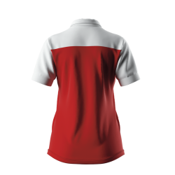 Errea Poloshirt Dame I Rd/Hvid