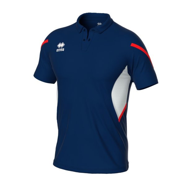 Errea Herre Poloshirt | Navy/Hvid/Rd