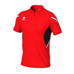 Errea Herre Poloshirt | Rd/Sort/Hvid
