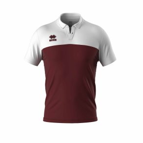 Errea Poloshirt | Maroon/Hvid