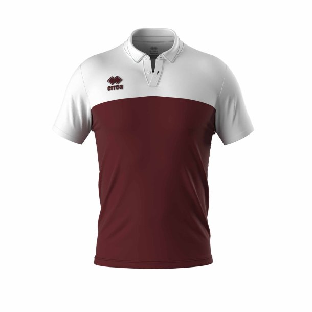 Errea Poloshirt | Maroon/Hvid