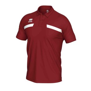Errea Poloshirt | Maroon-Hvid