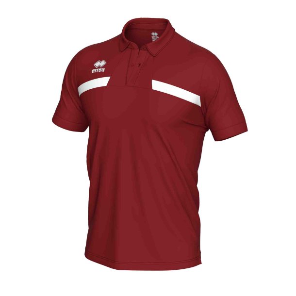 Errea Poloshirt | Maroon-Hvid