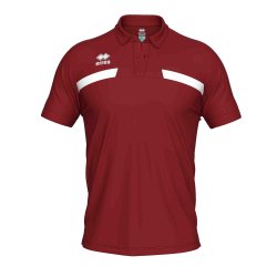 Errea Poloshirt | Maroon-Hvid