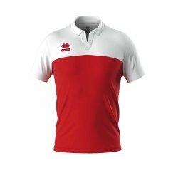 Errea Poloshirt | Rd/Hvid
