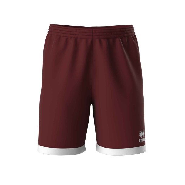 Errea Spillershorts | Maroon/Hvid