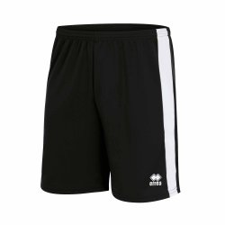 Fodboldshorts i 100% polyester – ndbare, hurtigtrrende og justerbare med snre. sort-hvid