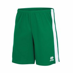 Fodboldshorts i 100% polyester – ndbare, hurtigtrrende og justerbare med snre. grn-hvid