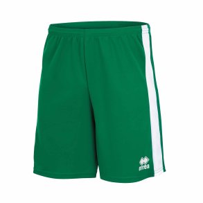 Fodboldshorts i 100% polyester – ndbare, hurtigtrrende og justerbare med snre. grn-hvid