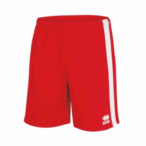 Fodboldshorts i 100% polyester – ndbare, hurtigtrrende og justerbare med snre. rd-hvid