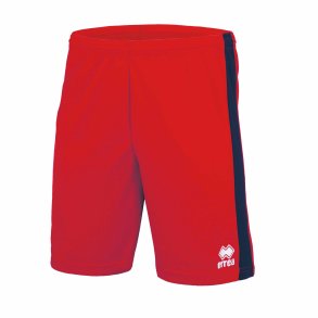 Fodboldshorts i 100% polyester – ndbare, hurtigtrrende og justerbare med snre. rd-mrkebl