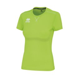 Marion dame trnings t-shirt fra Erre i grn fluo, let, ndbar og synlig