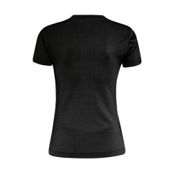 Marion dame trnings t-shirt fra Erre i sort, slim fit og ndbart polyester