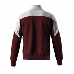 Trningsjakke maroon/hvid