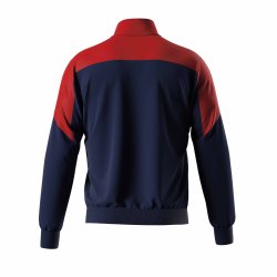 Trningsjakke mrkebl/rd