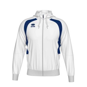 Aris unisex tr�ningsjakke med h�tte set forfra med gennemg�ende lynl�s, raglan�rmer og sporty pasform i OEKO-TEX�-certificerede materialer.