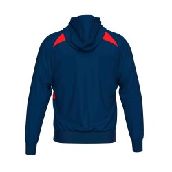 Errea Tr�ningsjakke m/h�tte | M�rkbl�/r�d