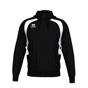 Errea Tr�ningsjakke m/h�tte | Sort/hvid