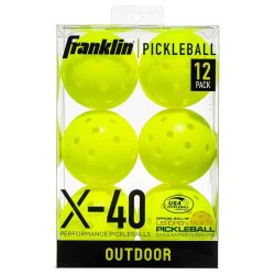 Franklin Outdoor X-40 Pickleball - 6 stk.