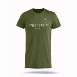 Hellerup Sport khaki t-shirt