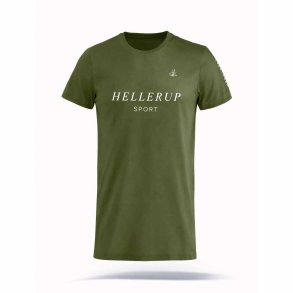 Hellerup Sport khaki t-shirt