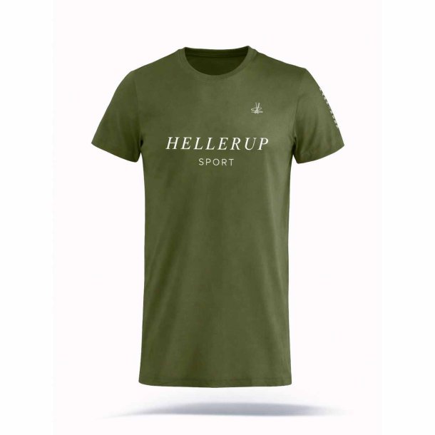 Hellerup Sport khaki t-shirt